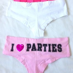 [SOLD] 2 Victoria's Secret Cotton Cheekster M